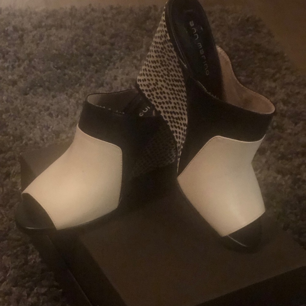 Leather espadrille wedge mule #shesdarlin! - Picture 3 of 4